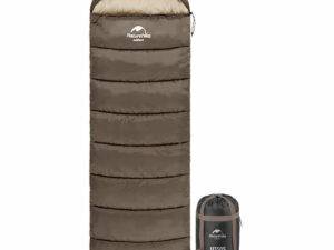 Спальник з капюшоном Naturehike U350 NH20MSD07, (1°C), правий, коричневий - тактичне спорядження Darkskiff - фото 11