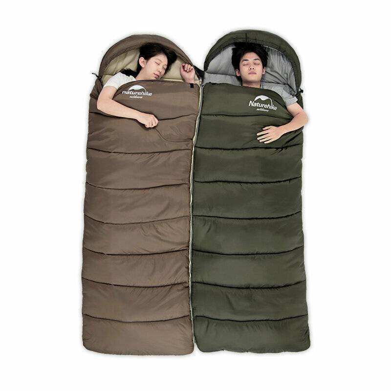 Спальник з капюшоном Naturehike U350 NH20MSD07, (1°C), правий, зелений - військове спорядження Darkskiff - фото 12 Спальник з капюшоном Naturehike U350 NH20MSD07, (1°C), правий, зелений - тактичне спорядження Darkskiff - фото 12