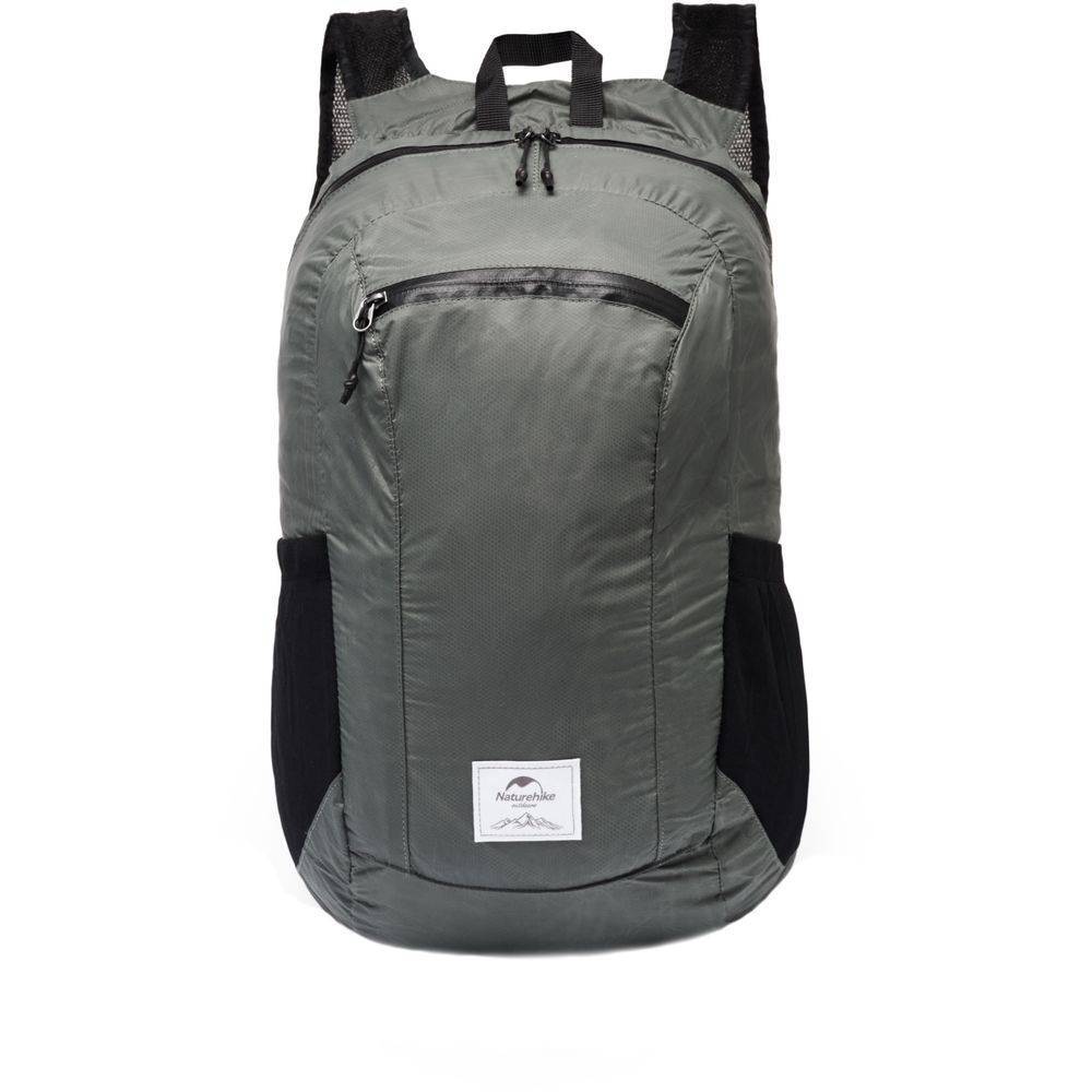 Рюкзак компактный ультралегкий Naturehike Ultralight NH17A012-B, 18 л, серый - военное снаряжение Darkskiff - фото 9 Рюкзак компактный ультралегкий Naturehike Ultralight NH17A012-B, 18 л, серый - тактическое снаряжение Darkskiff - фото 9