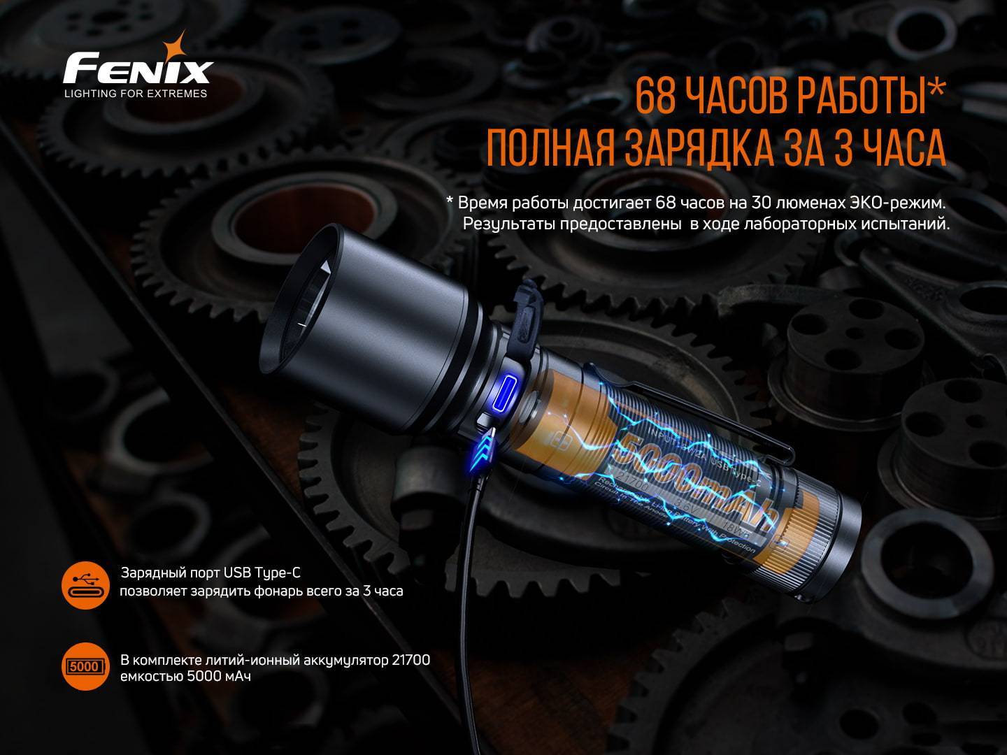 Фонарь ручной Fenix C7 - военное снаряжение Darkskiff - фото 22 Фонарь ручной Fenix C7 - тактическое снаряжение Darkskiff - фото 22