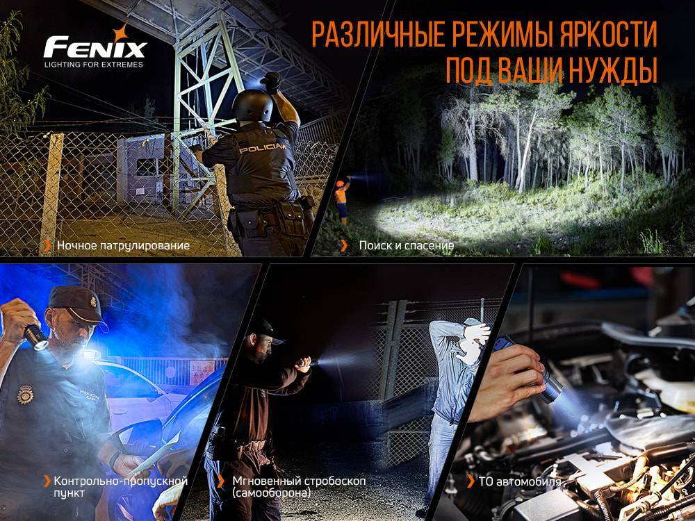 Ліхтар ручний Fenix TK35UE V2.0 - військове спорядження Darkskiff - фото 17 Ліхтар ручний Fenix TK35UE V2.0 - тактичне спорядження Darkskiff - фото 17