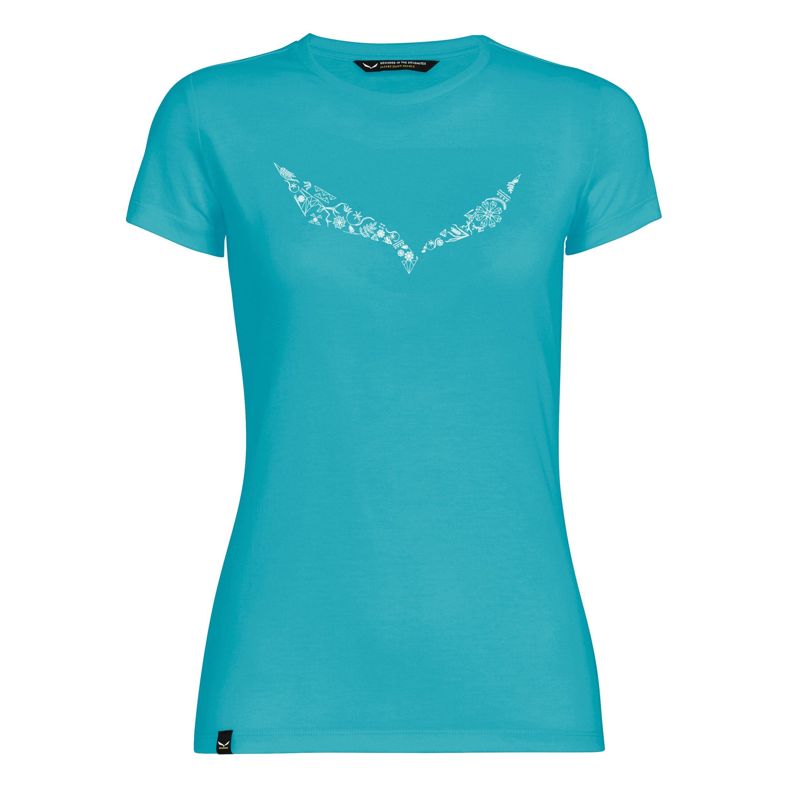 Salewa Solidlogo Dri-Release Wmn Футболка - военное снаряжение Darkskiff - фото 9 Salewa Solidlogo Dri-Release Wmn Футболка - тактическое снаряжение Darkskiff - фото 9