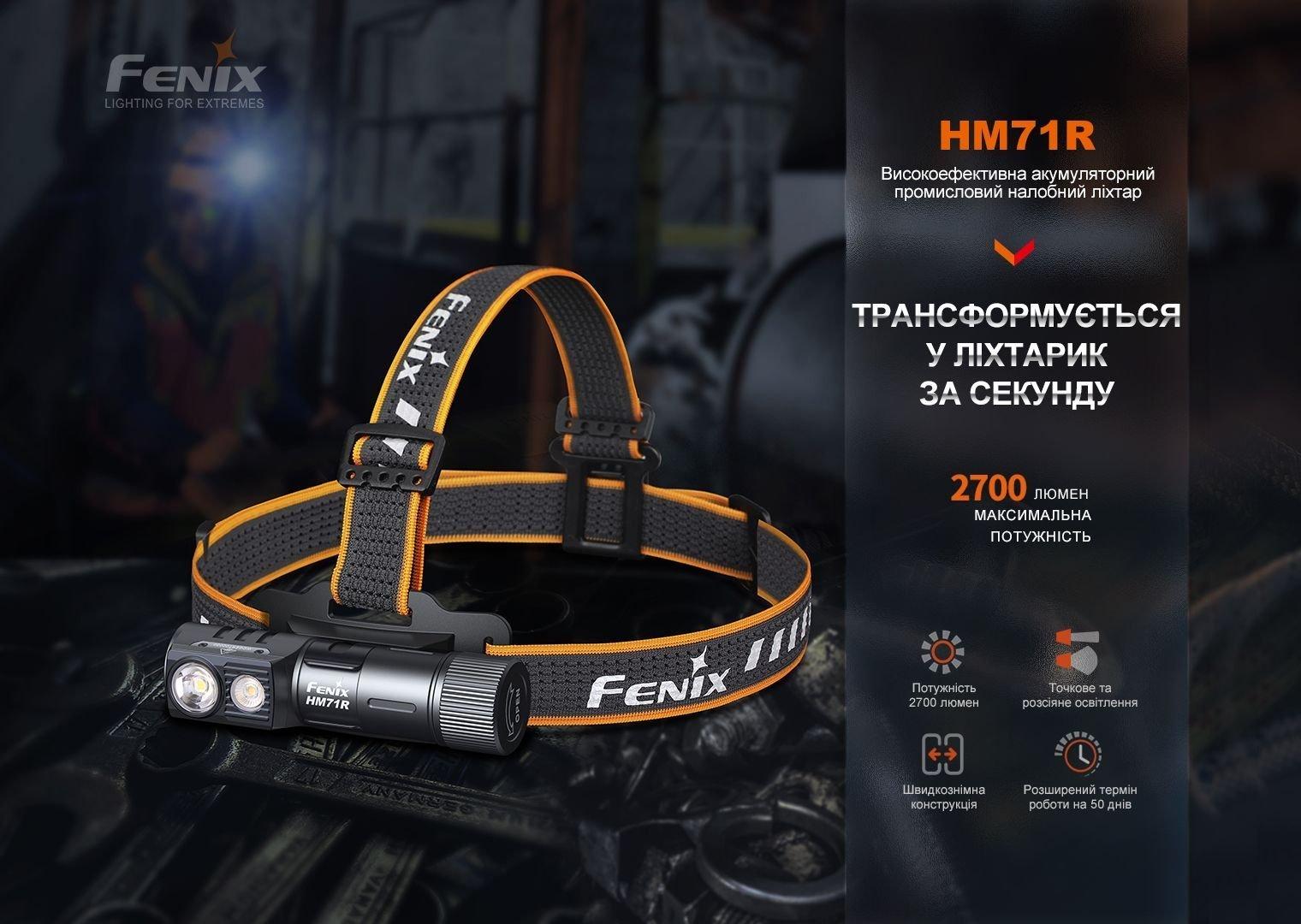 Налобный фонарь Fenix HM71R - военное снаряжение Darkskiff - фото 14 Налобный фонарь Fenix HM71R - тактическое снаряжение Darkskiff - фото 14