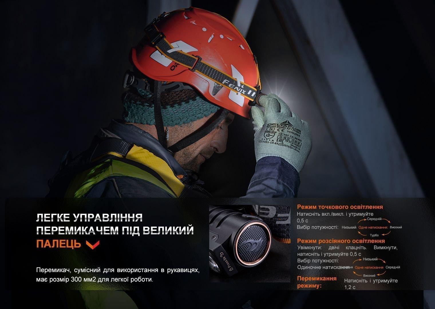 Налобный фонарь Fenix HM71R - военное снаряжение Darkskiff - фото 20 Налобный фонарь Fenix HM71R - тактическое снаряжение Darkskiff - фото 20