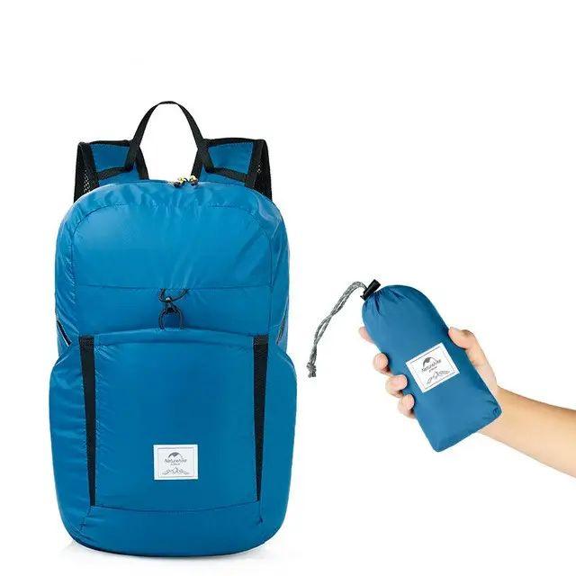 Рюкзак компактний Naturehike Ultralight NH17A017-B 22 л, блакитний - військове спорядження Darkskiff - фото 10 Рюкзак компактний Naturehike Ultralight NH17A017-B 22 л, блакитний - тактичне спорядження Darkskiff - фото 10