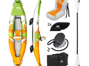 Каяк Betta - Leisure Kayak 1-person. Inflatable deck. Paddle included (AQUAMARINA) - тактичне спорядження Darkskiff - фото 19