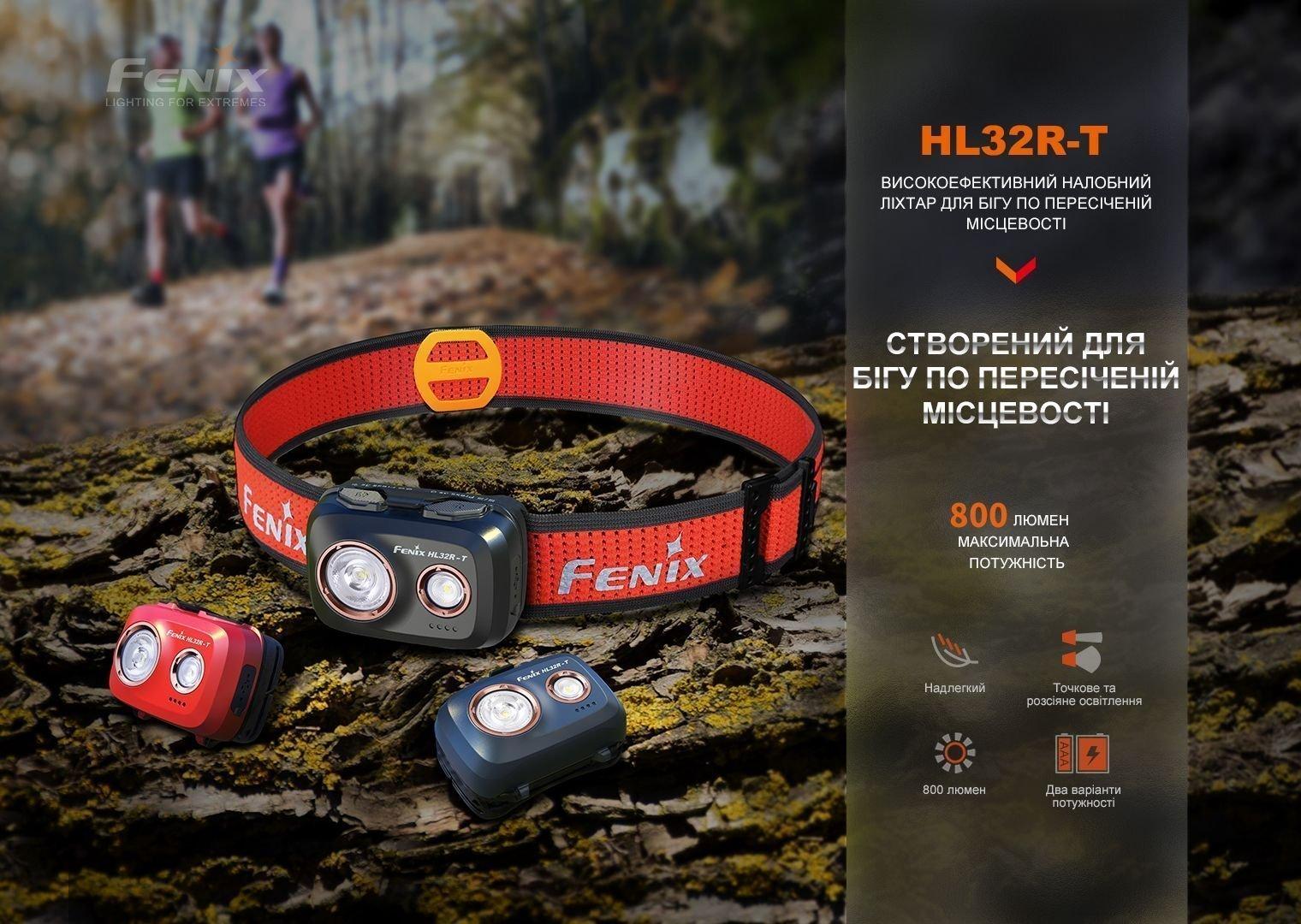 Ліхтар налобний Fenix HL32R-T синій - військове спорядження Darkskiff - фото 14 Ліхтар налобний Fenix HL32R-T синій - тактичне спорядження Darkskiff - фото 14
