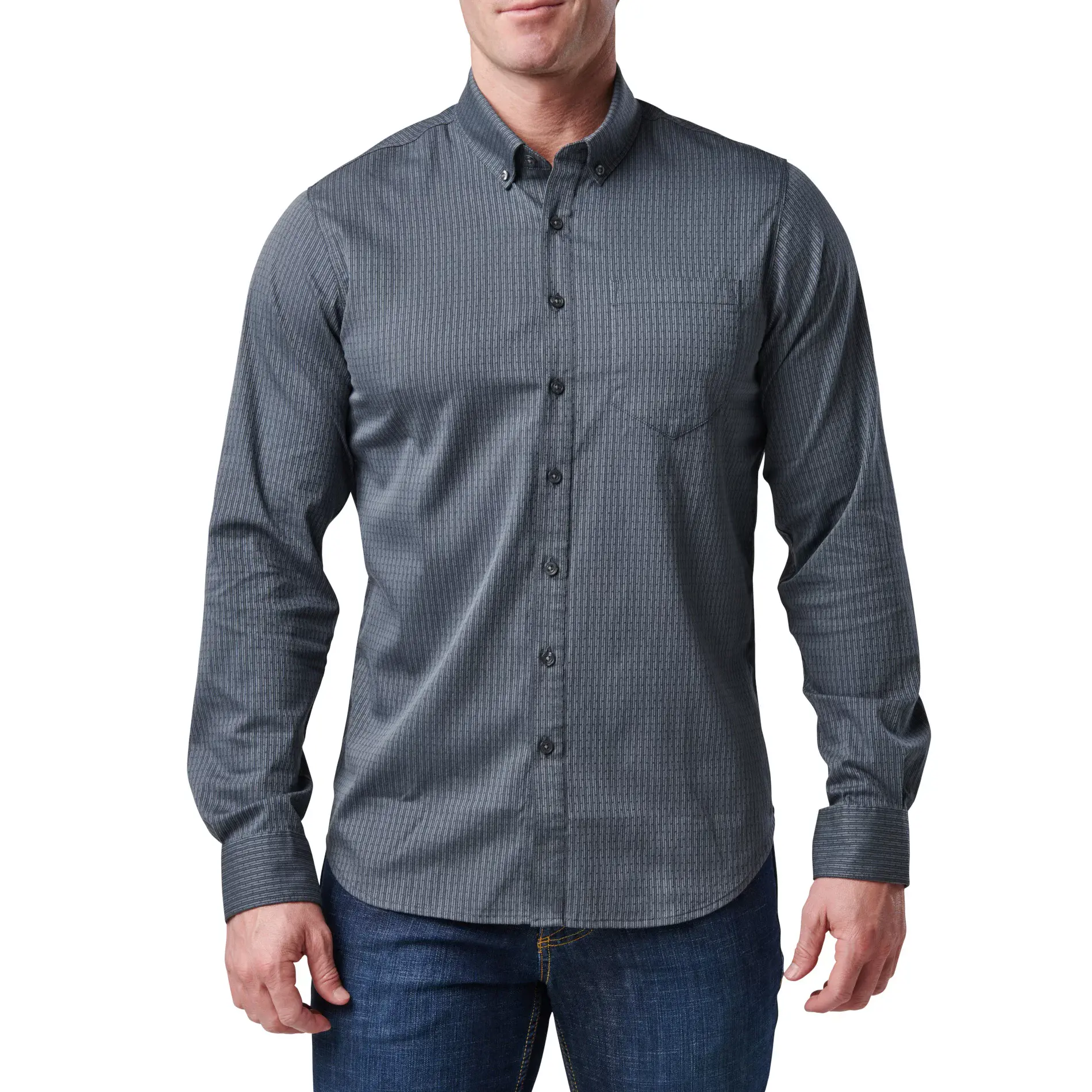Сорочка тактична "5.11 Tactical Alpha Flex Long Sleeve Shirt" - військове спорядження Darkskiff - фото 9 Сорочка тактична "5.11 Tactical Alpha Flex Long Sleeve Shirt" - тактичне спорядження Darkskiff - фото 9