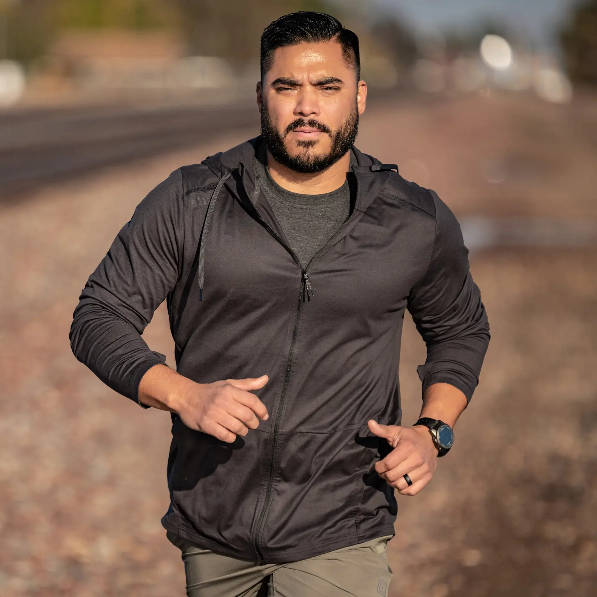 Реглані з капюшоном 5.11 Tactical "PT-R Forged Full Zip Hoodie" - військове спорядження Darkskiff - фото 17 Реглані з капюшоном 5.11 Tactical "PT-R Forged Full Zip Hoodie" - тактичне спорядження Darkskiff - фото 17