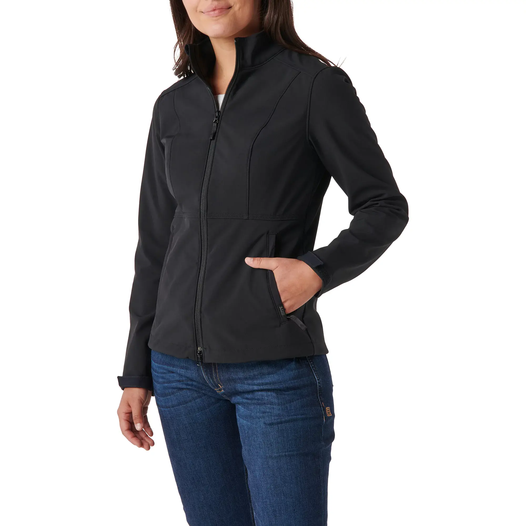 Куртка жіноча 5.11 Tactical "Women's Leone Softshell Jacket" - військове спорядження Darkskiff - фото 12 Куртка жіноча 5.11 Tactical "Women's Leone Softshell Jacket" - тактичне спорядження Darkskiff - фото 12