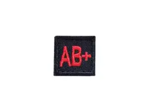 Шеврон вышитая группа крови квадратный "AB (IV) Rh+" - тактическое снаряжение Darkskiff - фото 18