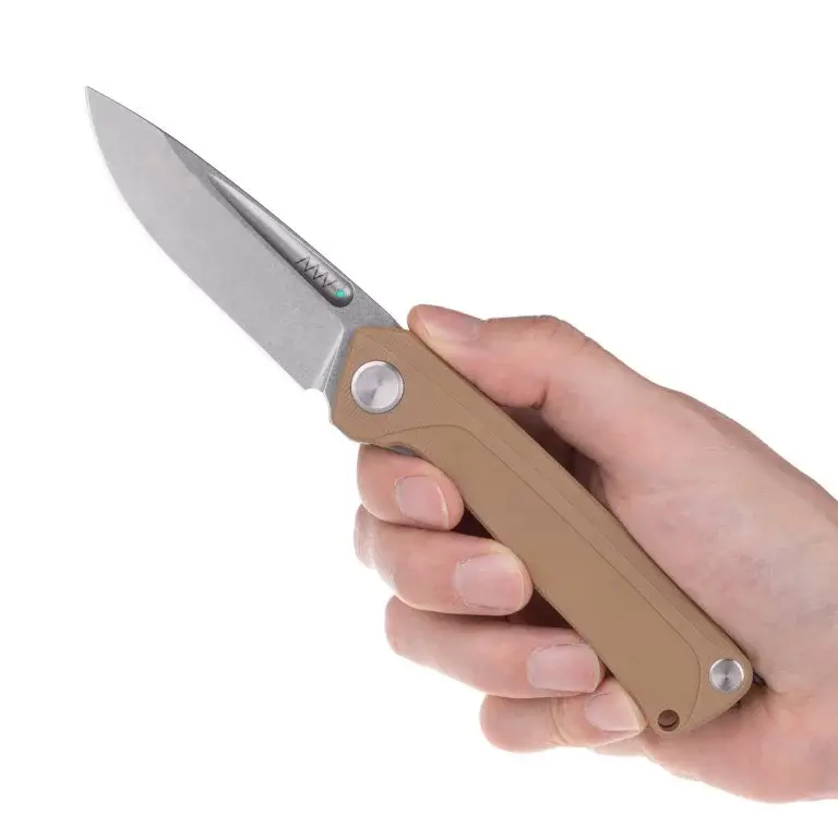 Ніж складний ANV Knives "Z200" (Liner lock, G10 Coyote, Plain edge) - військове спорядження Darkskiff - фото 9 Ніж складний ANV Knives "Z200" (Liner lock, G10 Coyote, Plain edge) - тактичне спорядження Darkskiff - фото 9
