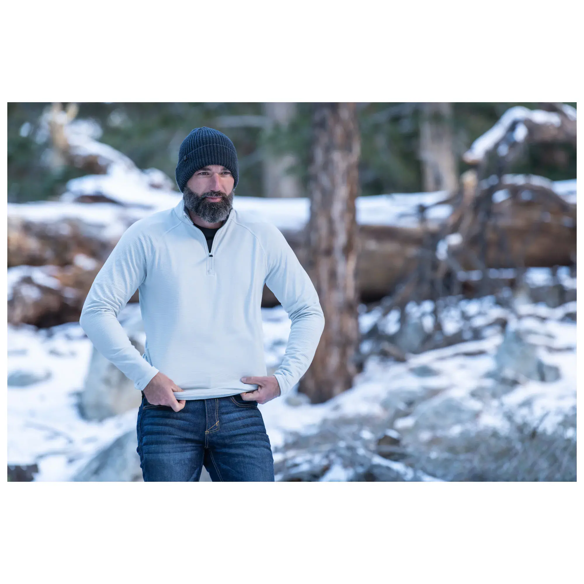 Термореглан 5.11 Tactical "Stratos 1/4 Zip" - військове спорядження Darkskiff - фото 15 Термореглан 5.11 Tactical "Stratos 1/4 Zip" - тактичне спорядження Darkskiff - фото 15