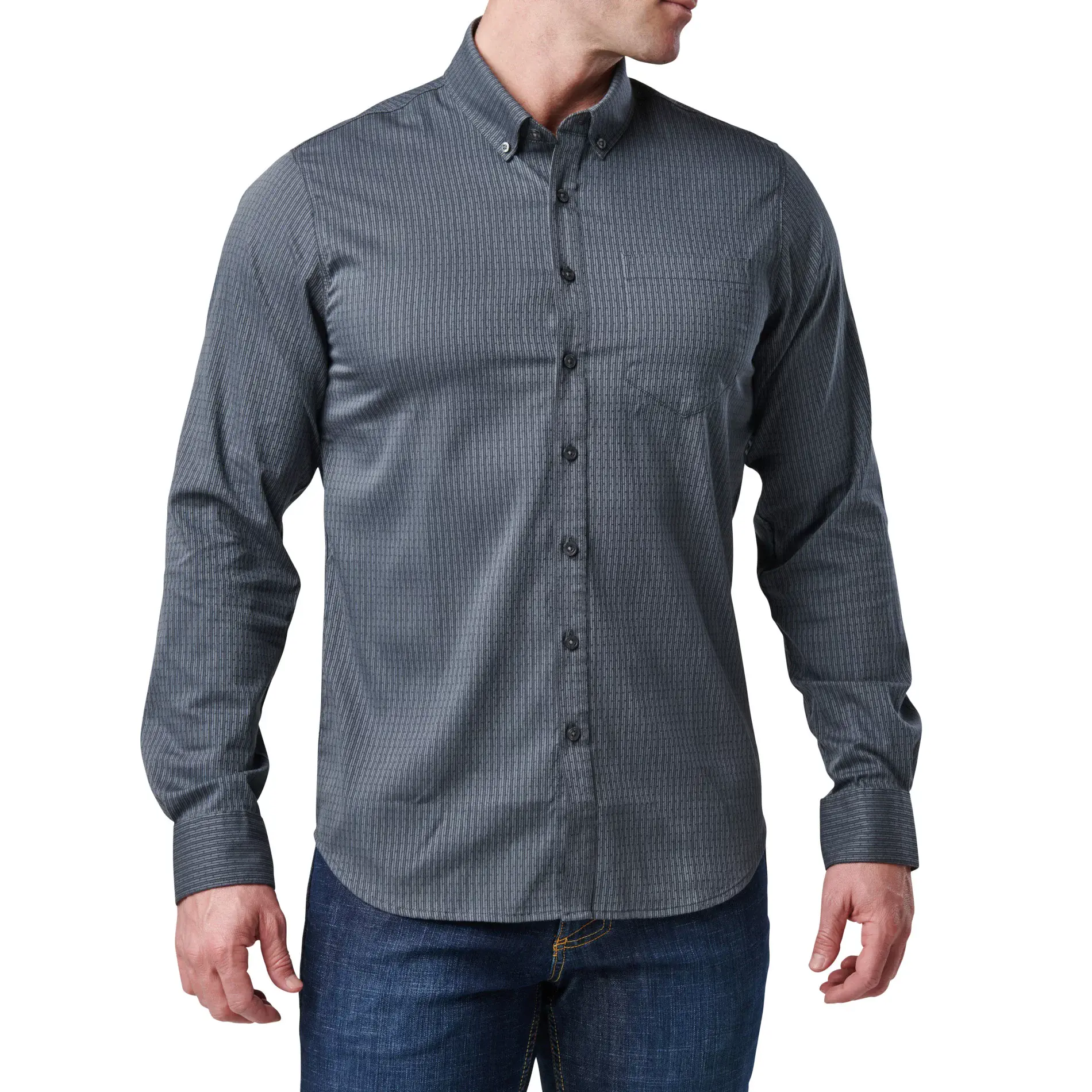 Сорочка тактична "5.11 Tactical Alpha Flex Long Sleeve Shirt" - військове спорядження Darkskiff - фото 12 Сорочка тактична "5.11 Tactical Alpha Flex Long Sleeve Shirt" - тактичне спорядження Darkskiff - фото 12