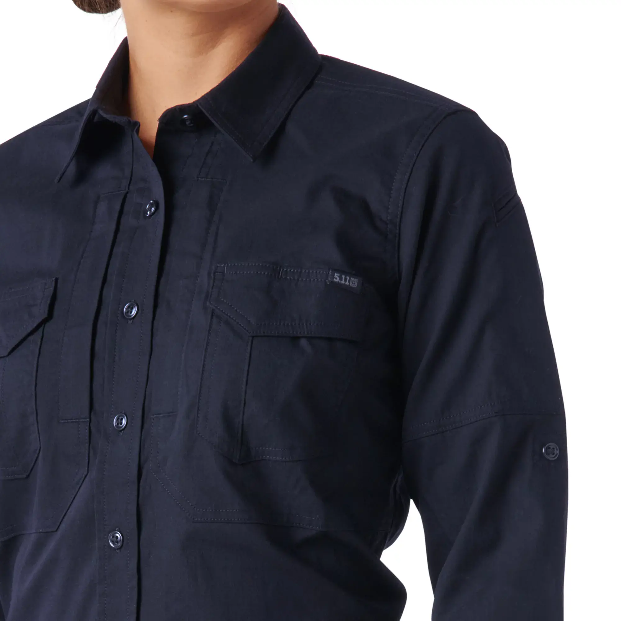Сорочка тактична жіноча "5.11 Tactical Women's ABR Pro Long Sleeve Shirt" - військове спорядження Darkskiff - фото 11 Сорочка тактична жіноча "5.11 Tactical Women's ABR Pro Long Sleeve Shirt" - тактичне спорядження Darkskiff - фото 11