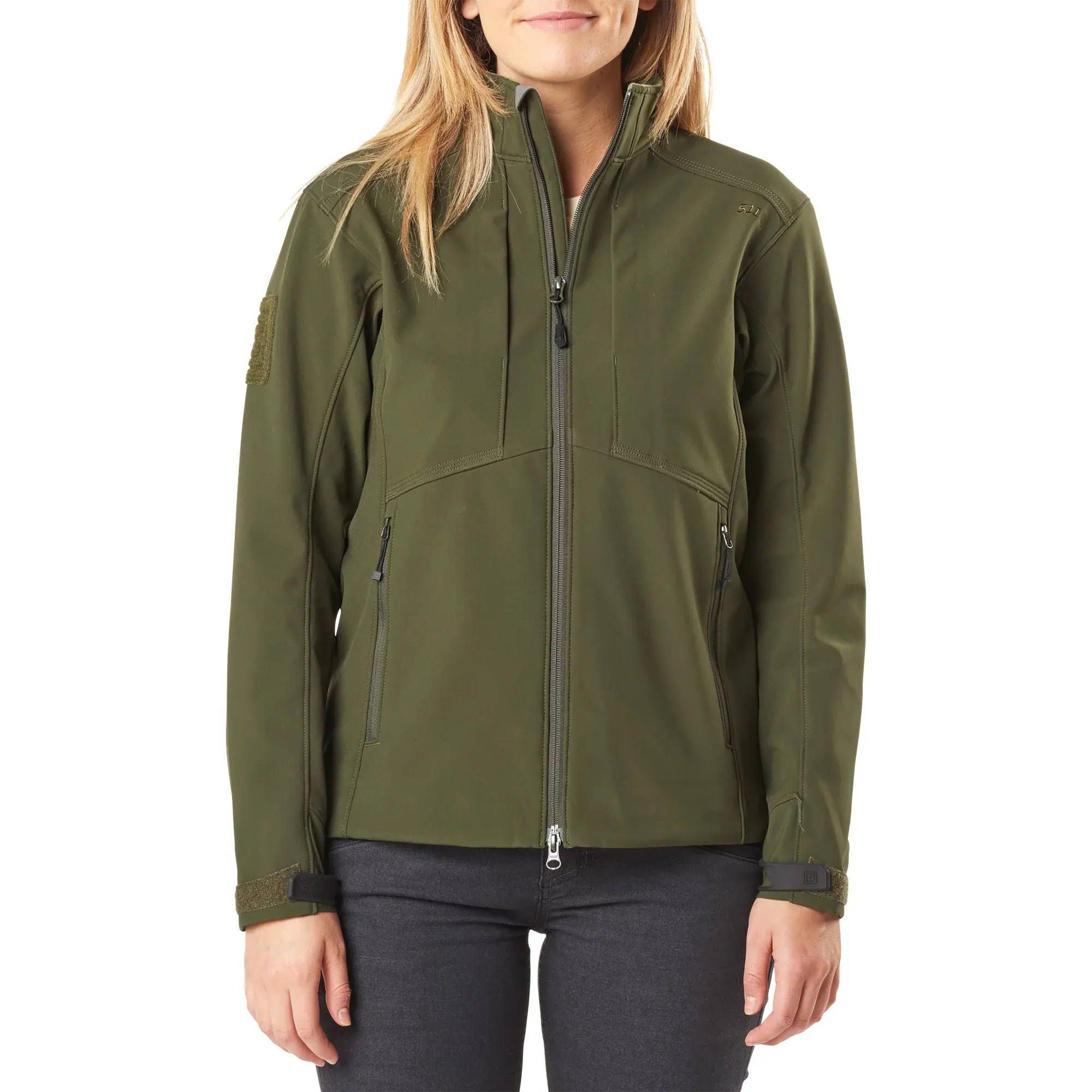Куртка женская 5.11 Tactical "Women's Sierra Softshell Jacket" - военное снаряжение Darkskiff - фото 9 Куртка женская 5.11 Tactical "Women's Sierra Softshell Jacket" - тактическое снаряжение Darkskiff - фото 9
