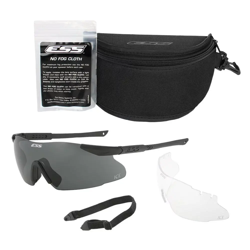 Очки защитные серии "ESS ICE™ 2LS Kit" - военное снаряжение Darkskiff - фото 10 Очки защитные серии "ESS ICE™ 2LS Kit" - тактическое снаряжение Darkskiff - фото 10