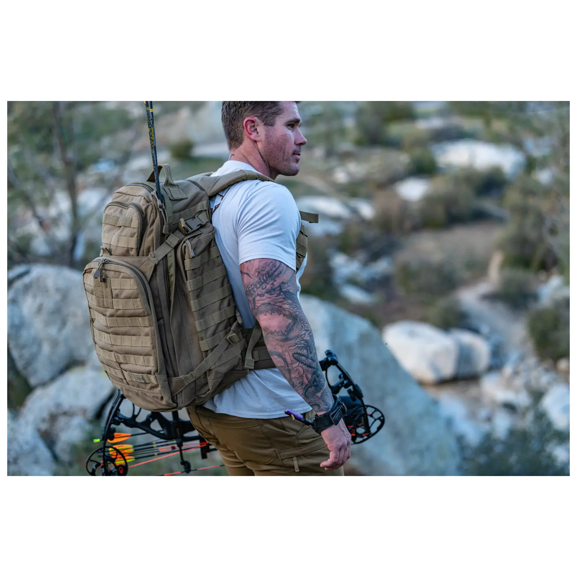 Рюкзак тактический 5.11 Tactical "RUSH24 2.0 MultiCam Backpack" - военное снаряжение Darkskiff - фото 28 Рюкзак тактический 5.11 Tactical "RUSH24 2.0 MultiCam Backpack" - тактическое снаряжение Darkskiff - фото 28