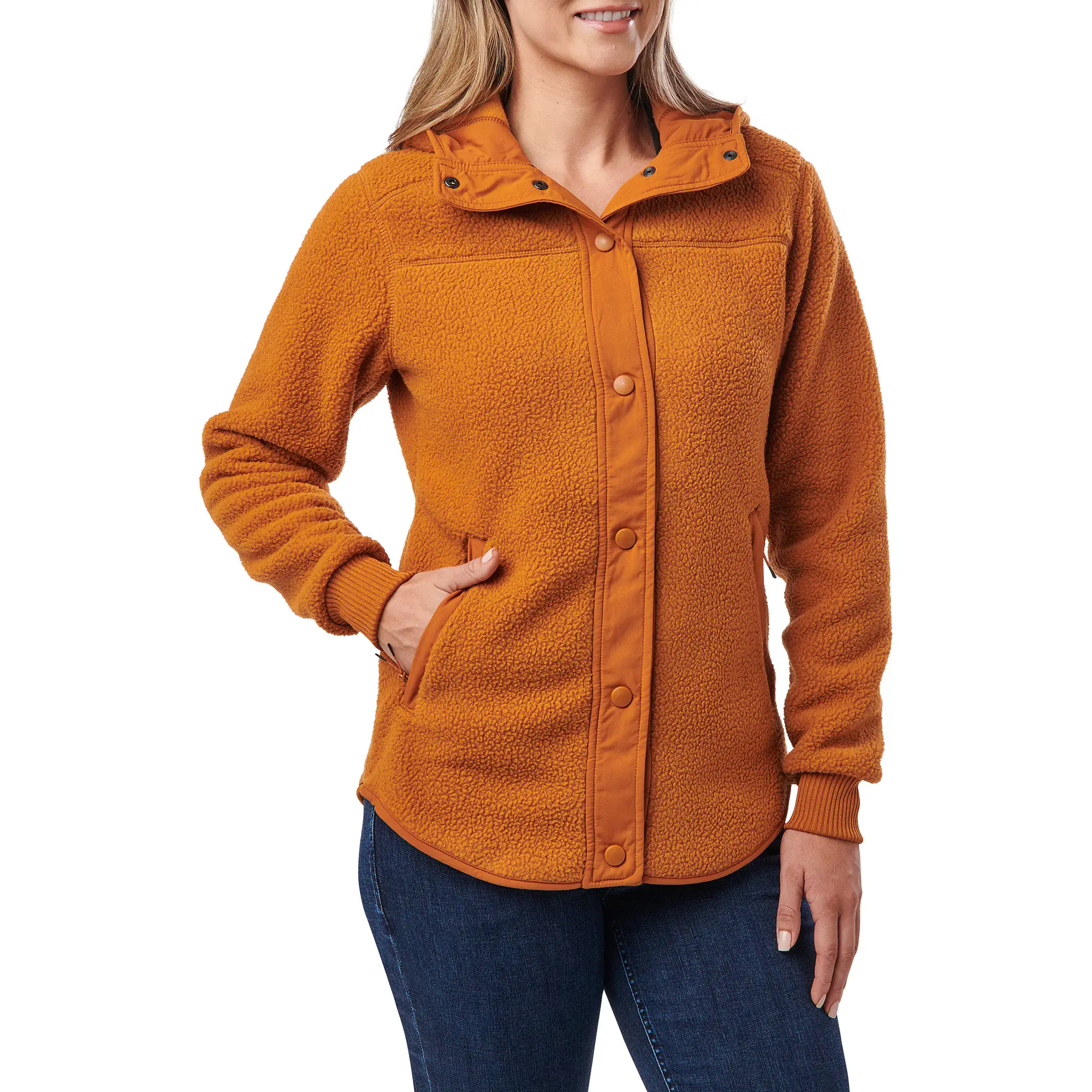 Пальто жіноче 5.11 Tactical "Frances Fleece Coat" - військове спорядження Darkskiff - фото 9 Пальто жіноче 5.11 Tactical "Frances Fleece Coat" - тактичне спорядження Darkskiff - фото 9
