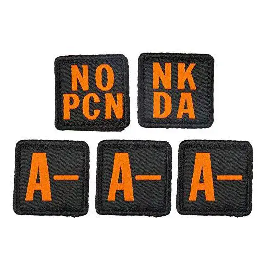 Набор патчей 5.11 Tactical "Blood Type Patch Kit A Negative" - военное снаряжение Darkskiff - фото 9 Набор патчей 5.11 Tactical "Blood Type Patch Kit A Negative" - тактическое снаряжение Darkskiff - фото 9