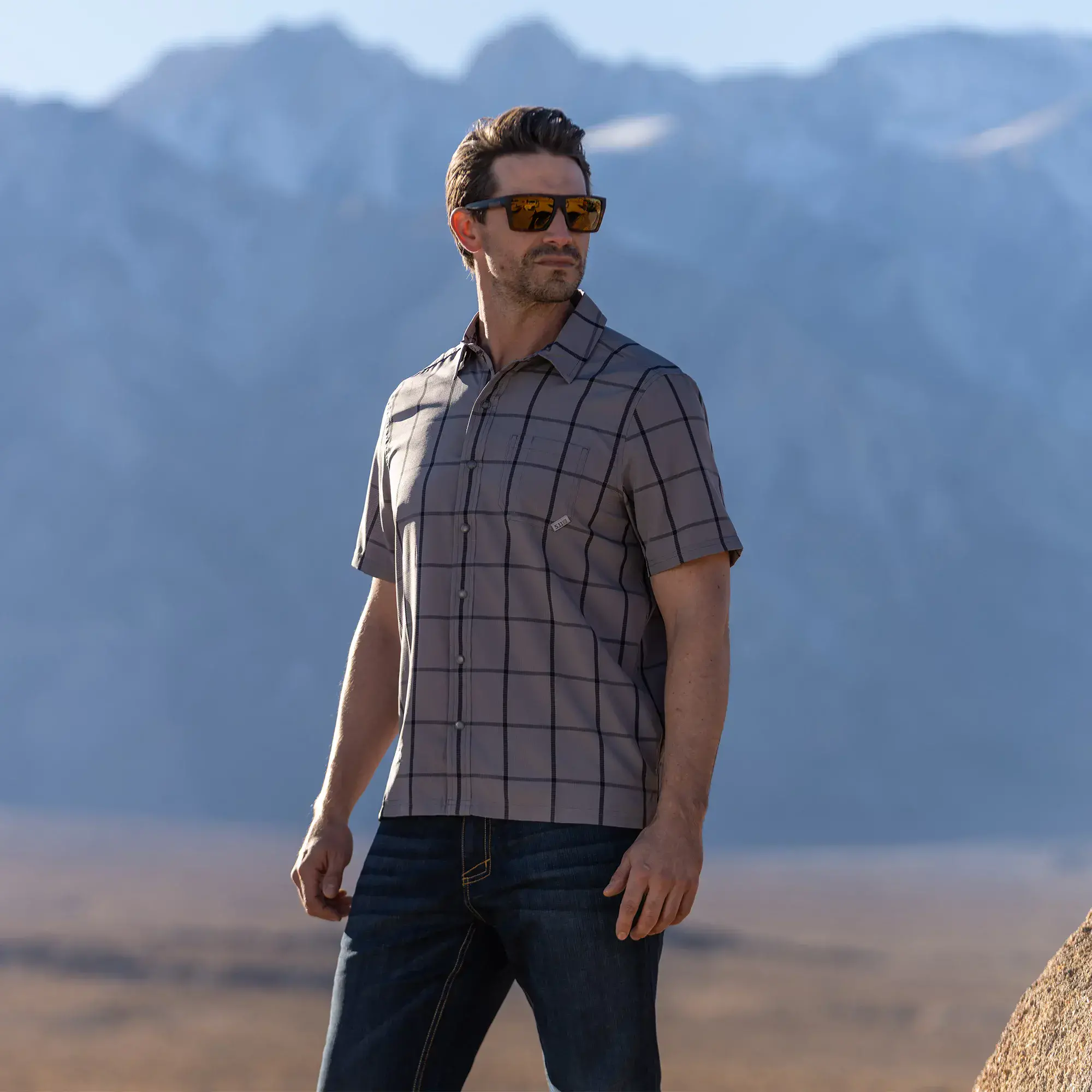 Сорочка тактична "5.11 Tactical Nate Short Sleeve Shirt" - військове спорядження Darkskiff - фото 19 Сорочка тактична "5.11 Tactical Nate Short Sleeve Shirt" - тактичне спорядження Darkskiff - фото 19