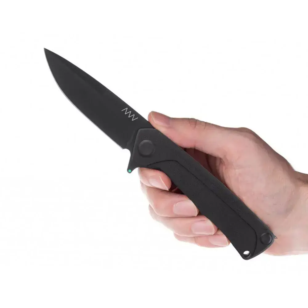 Ніж складний ANV Knives "Z100" (DLC, Liner lock, G10 Black, Plain edge) - військове спорядження Darkskiff - фото 13 Ніж складний ANV Knives "Z100" (DLC, Liner lock, G10 Black, Plain edge) - тактичне спорядження Darkskiff - фото 13