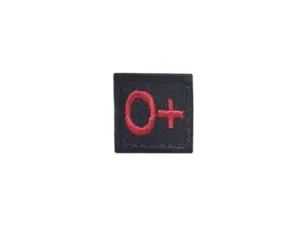 Шеврон вышитая группа крови квадратный "O(I) Rh+" - тактическое снаряжение Darkskiff - фото 17