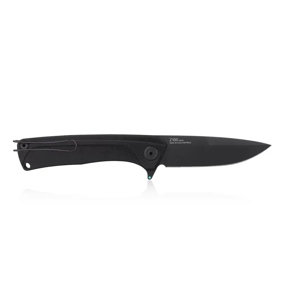 Ніж складний ANV Knives "Z100" (DLC, Liner lock, G10 Black, Plain edge) - військове спорядження Darkskiff - фото 10 Ніж складний ANV Knives "Z100" (DLC, Liner lock, G10 Black, Plain edge) - тактичне спорядження Darkskiff - фото 10