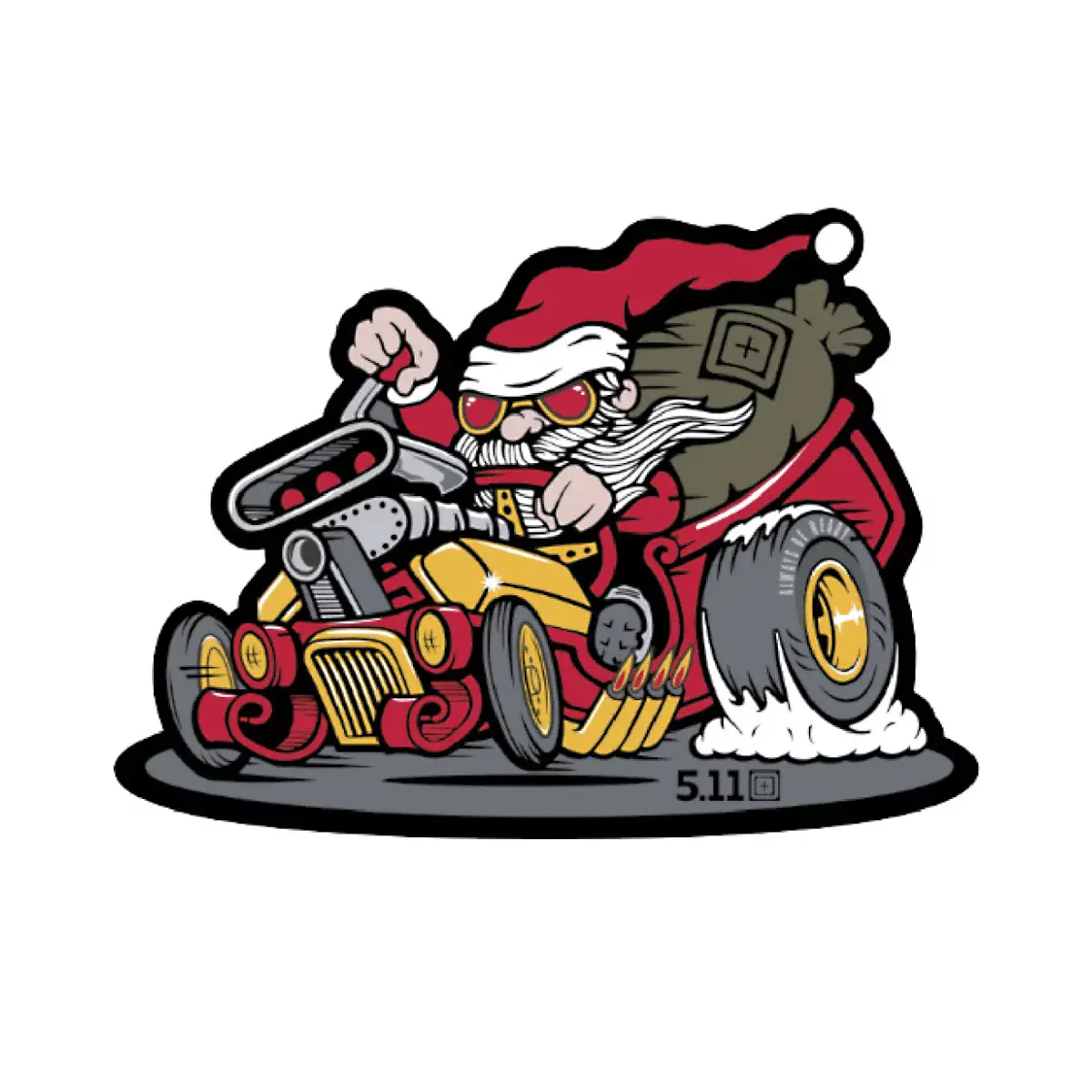 Нашивка 5.11 Tactical "EMEA Fast Santa Patch" - военное снаряжение Darkskiff - фото 9 Нашивка 5.11 Tactical "EMEA Fast Santa Patch" - тактическое снаряжение Darkskiff - фото 9