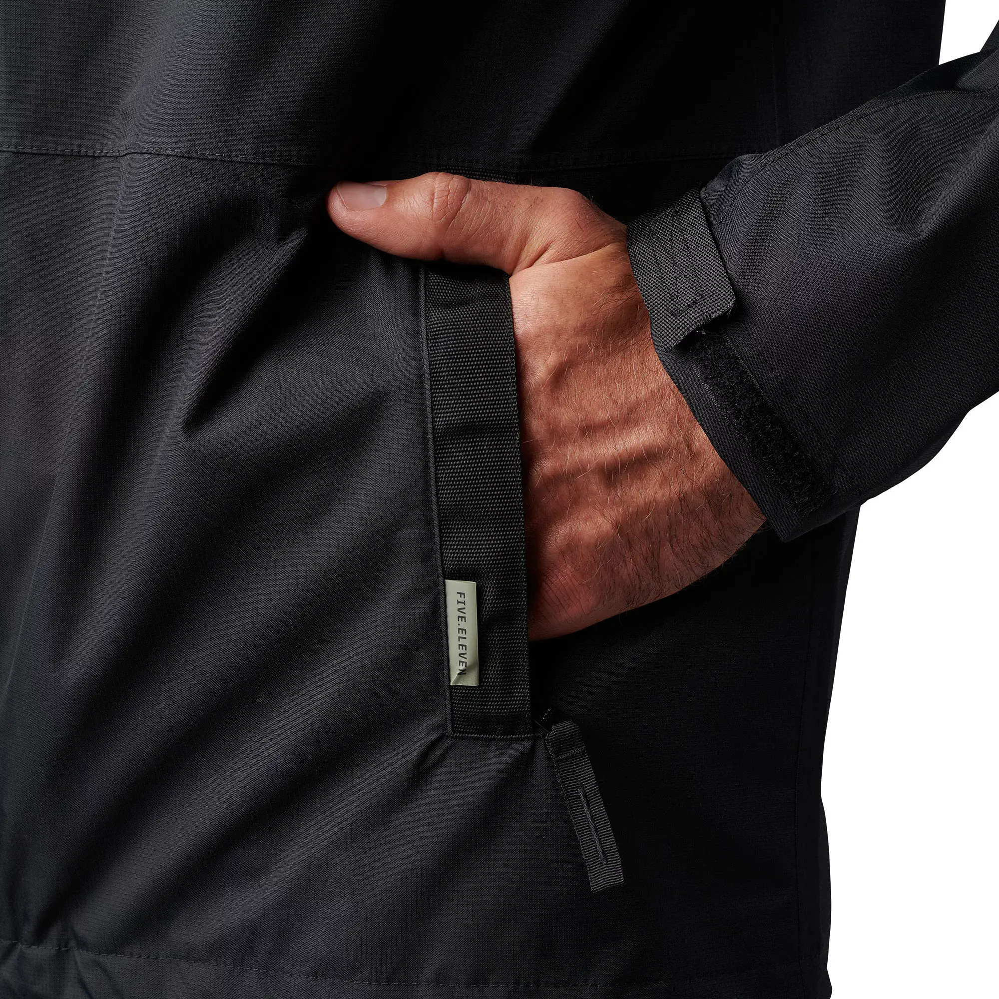 Куртка штормова 5.11 Tactical "Exos Rain Shell" - військове спорядження Darkskiff - фото 12 Куртка штормова 5.11 Tactical "Exos Rain Shell" - тактичне спорядження Darkskiff - фото 12