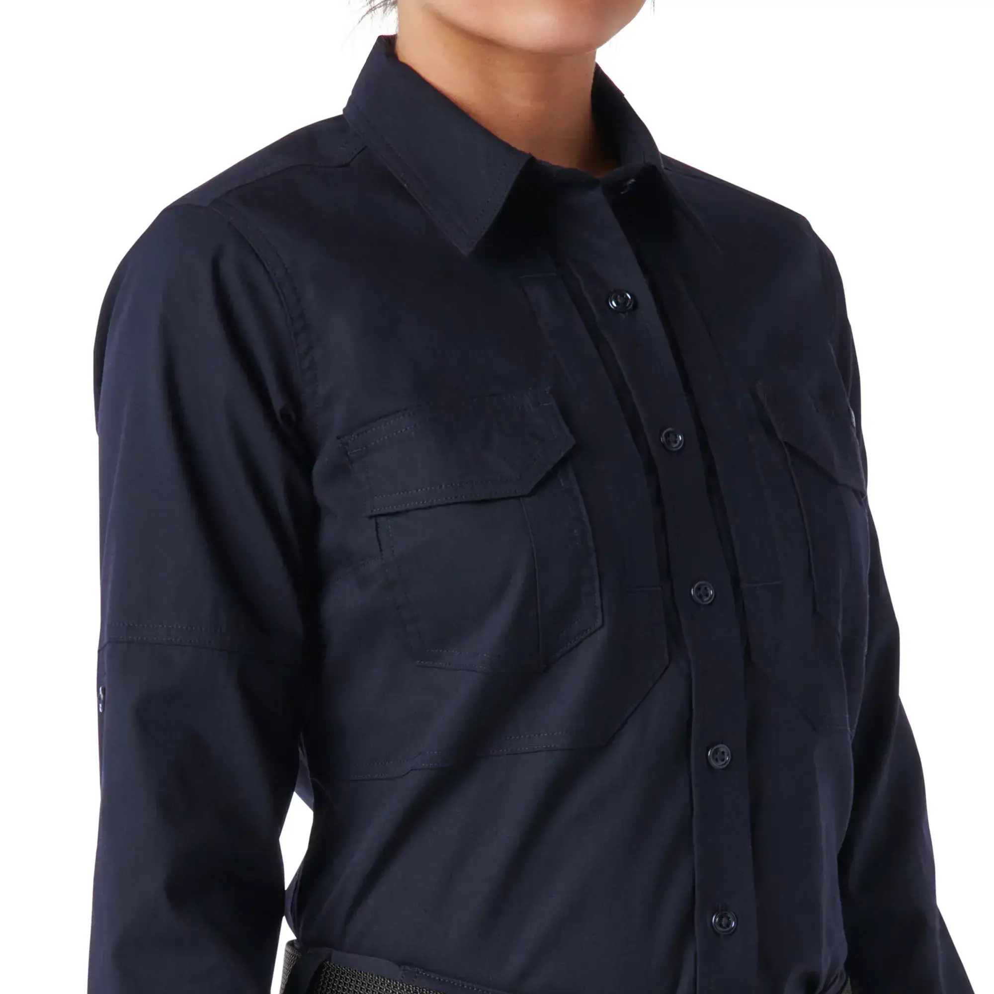 Сорочка тактична жіноча "5.11 Tactical Women's ABR Pro Long Sleeve Shirt" - військове спорядження Darkskiff - фото 12 Сорочка тактична жіноча "5.11 Tactical Women's ABR Pro Long Sleeve Shirt" - тактичне спорядження Darkskiff - фото 12