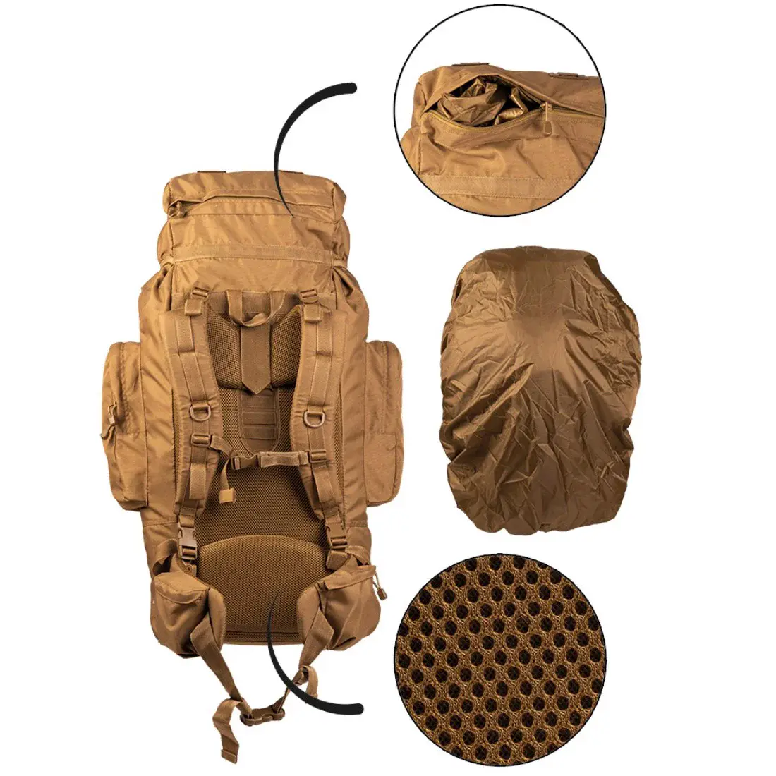 Рюкзак Sturm Mil-Tec "Recom Backpack 88L" - військове спорядження Darkskiff - фото 16 Рюкзак Sturm Mil-Tec "Recom Backpack 88L" - тактичне спорядження Darkskiff - фото 16