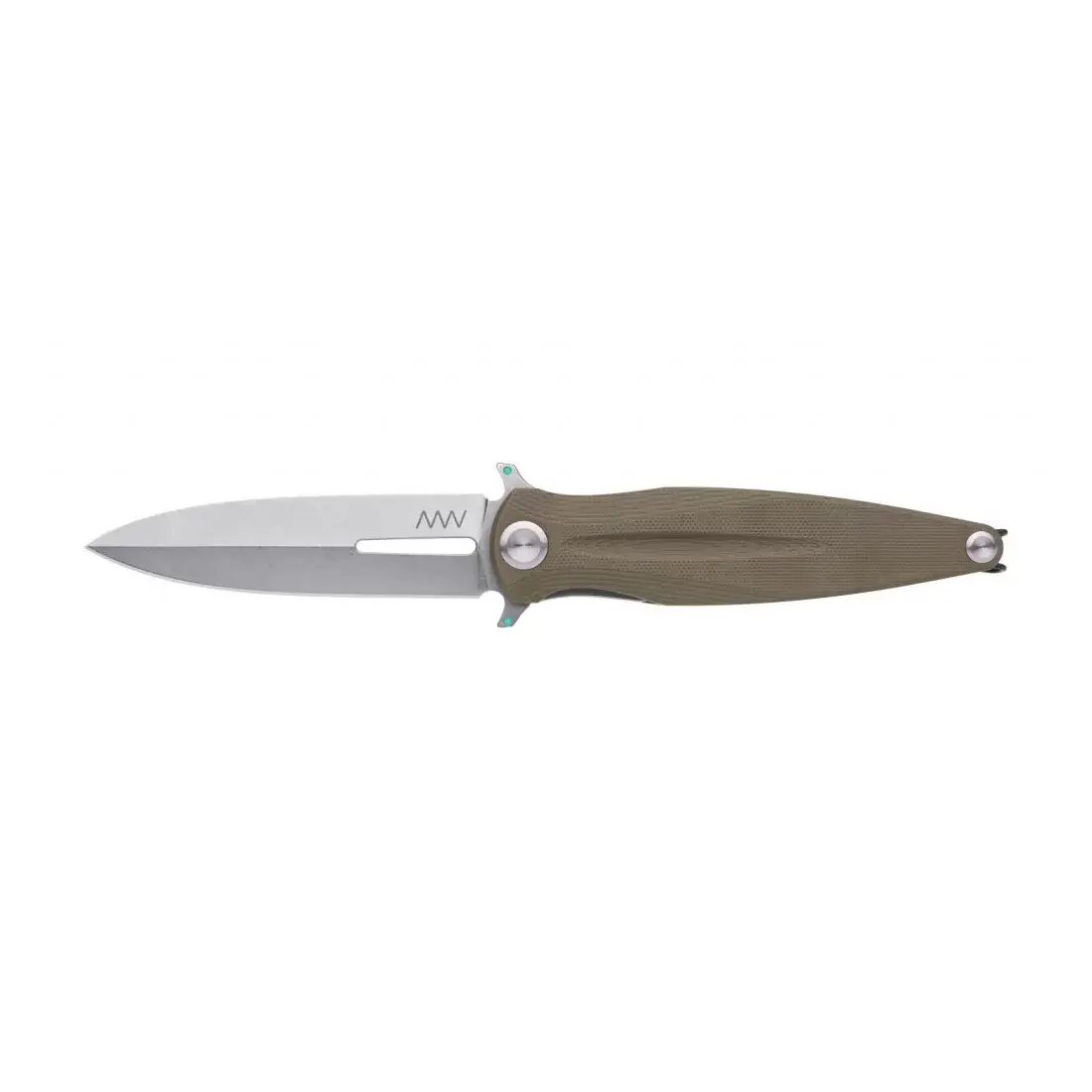 Ніж складний ANV Knives "Z400" (Liner lock, G10 Olive, Plain edge) - військове спорядження Darkskiff - фото 9 Ніж складний ANV Knives "Z400" (Liner lock, G10 Olive, Plain edge) - тактичне спорядження Darkskiff - фото 9