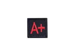 Шеврон вышитая группа крови квадратный "A(II) Rh+" - тактическое снаряжение Darkskiff - фото 12