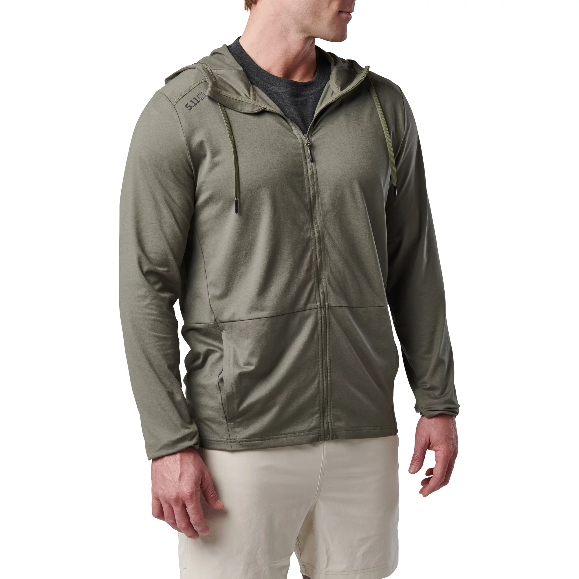 Реглані з капюшоном 5.11 Tactical "PT-R Forged Full Zip Hoodie" - військове спорядження Darkskiff - фото 9 Реглані з капюшоном 5.11 Tactical "PT-R Forged Full Zip Hoodie" - тактичне спорядження Darkskiff - фото 9