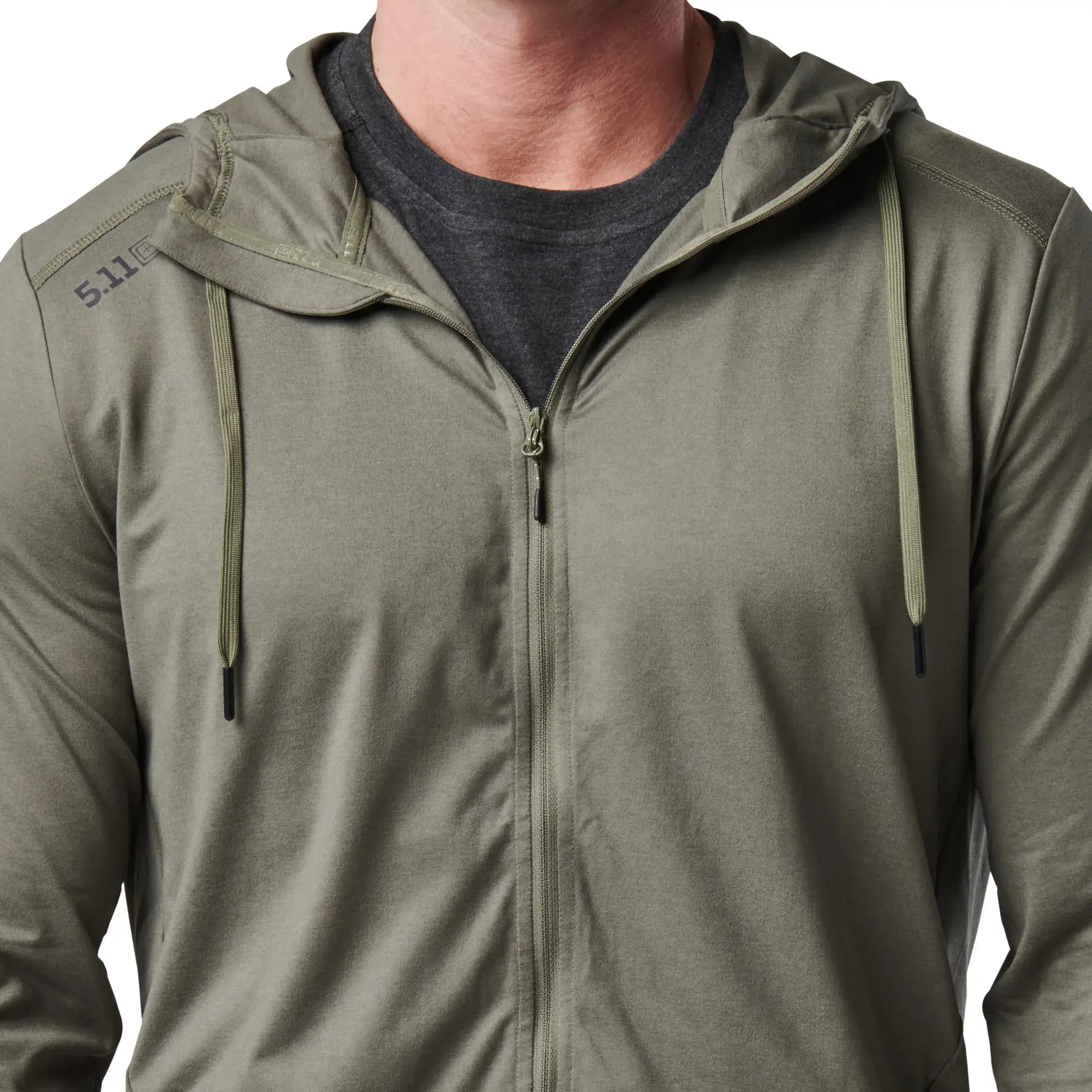 Реглані з капюшоном 5.11 Tactical "PT-R Forged Full Zip Hoodie" - військове спорядження Darkskiff - фото 11 Реглані з капюшоном 5.11 Tactical "PT-R Forged Full Zip Hoodie" - тактичне спорядження Darkskiff - фото 11