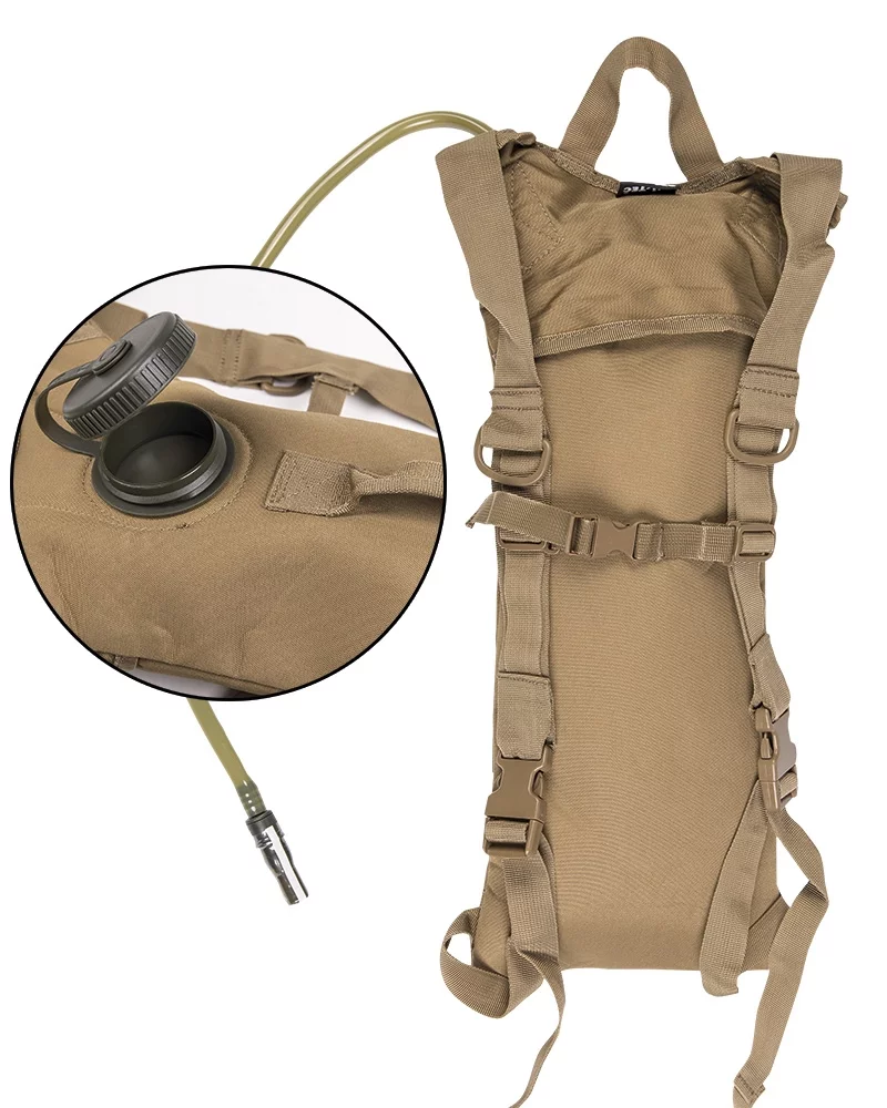 Рюкзак з гідросистемою "BASIC WATER PACK WITH STRAPS" (3 літри) - військове спорядження Darkskiff - фото 10 Рюкзак з гідросистемою "BASIC WATER PACK WITH STRAPS" (3 літри) - тактичне спорядження Darkskiff - фото 10