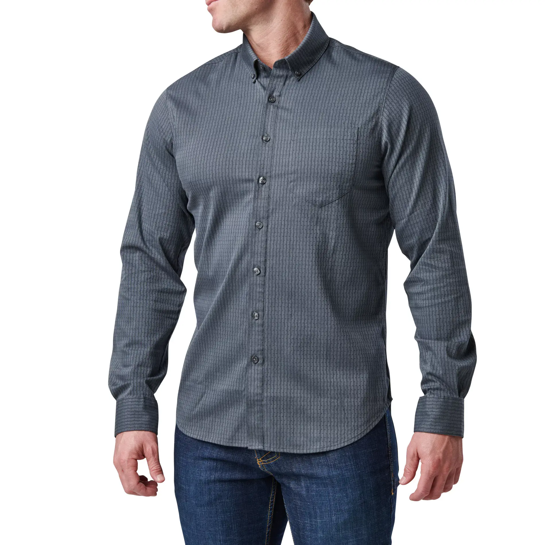 Сорочка тактична "5.11 Tactical Alpha Flex Long Sleeve Shirt" - військове спорядження Darkskiff - фото 11 Сорочка тактична "5.11 Tactical Alpha Flex Long Sleeve Shirt" - тактичне спорядження Darkskiff - фото 11
