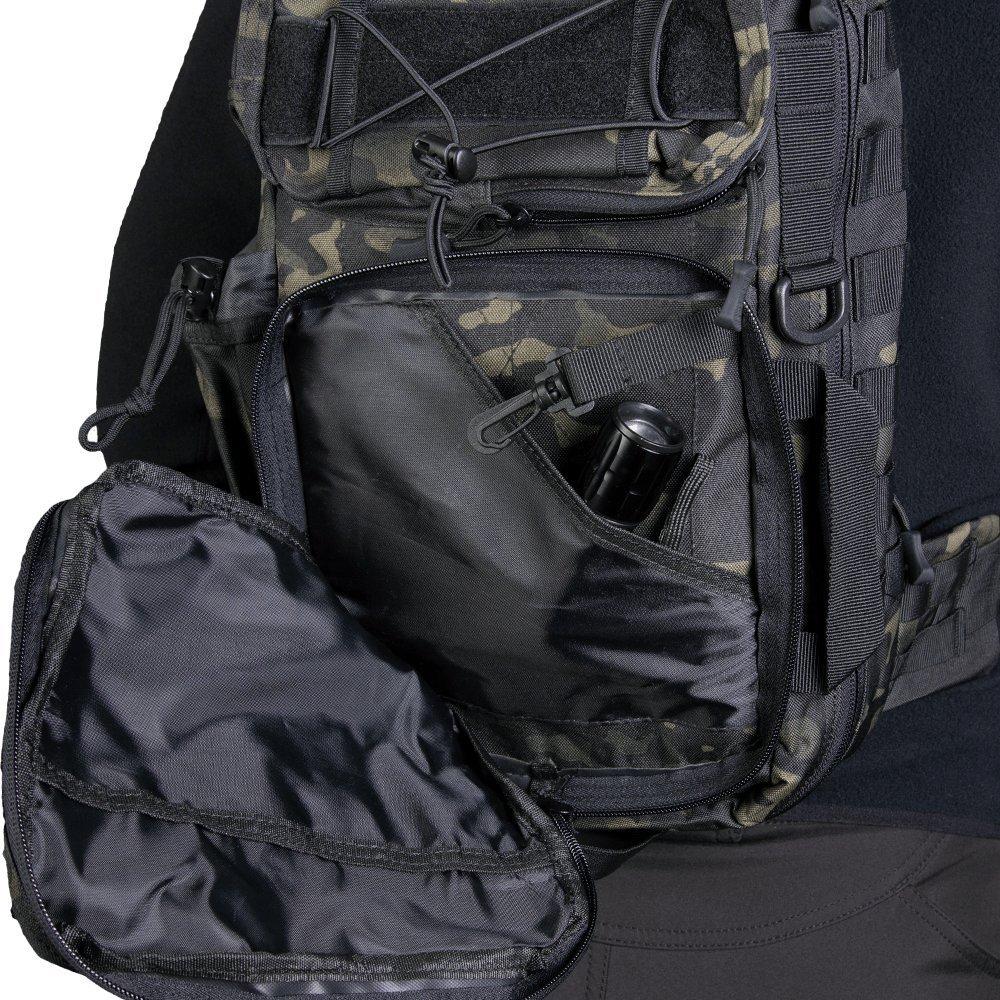 Рюкзак TCB Multicam Black (6668) - військове спорядження Darkskiff - фото 16 Рюкзак TCB Multicam Black (6668) - тактичне спорядження Darkskiff - фото 16
