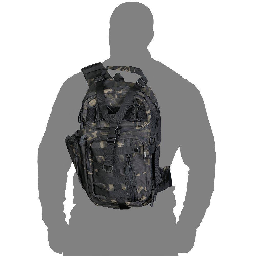 Рюкзак TCB Multicam Black (6668) - військове спорядження Darkskiff - фото 10 Рюкзак TCB Multicam Black (6668) - тактичне спорядження Darkskiff - фото 10