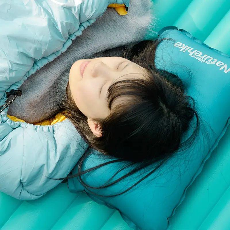 Подушка самонадувна Naturehike Sponge automatic NH17A001-L, світло блакитна - військове спорядження Darkskiff - фото 16 Подушка самонадувна Naturehike Sponge automatic NH17A001-L, світло блакитна - тактичне спорядження Darkskiff - фото 16