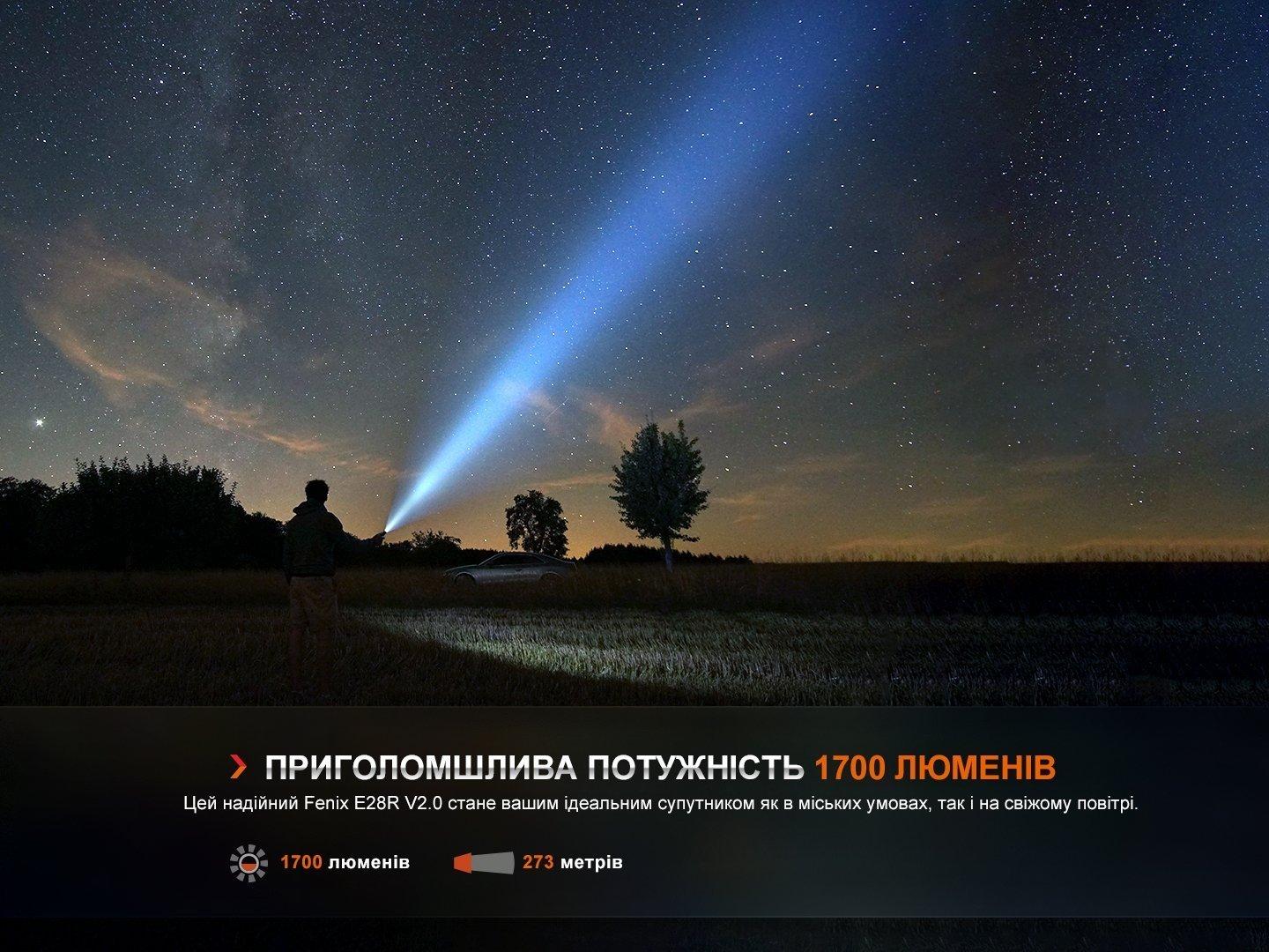 Ручной фонарь Fenix E28R V2.0 - военное снаряжение Darkskiff - фото 15 Ручной фонарь Fenix E28R V2.0 - тактическое снаряжение Darkskiff - фото 15