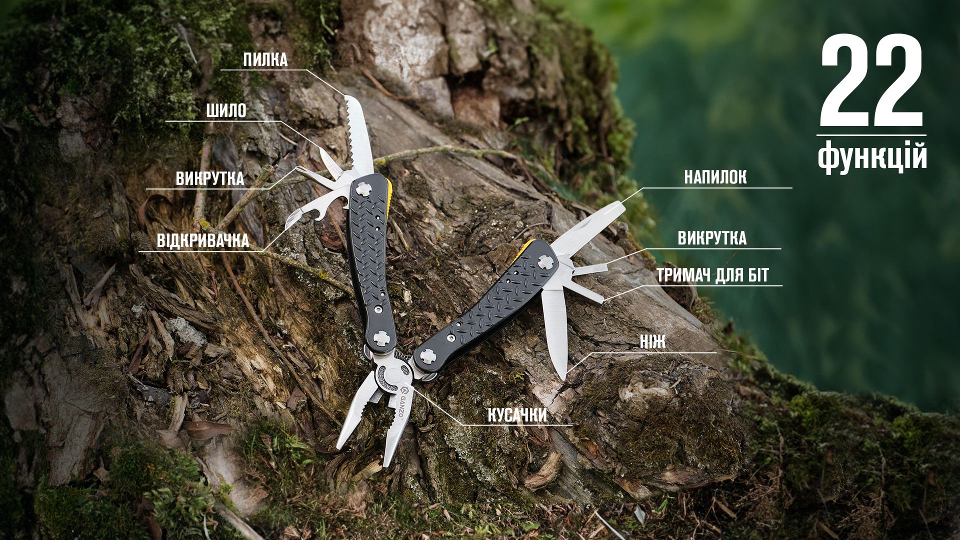 Мультитул Multi Tool Ganzo G106 - військове спорядження Darkskiff - фото 25 Мультитул Multi Tool Ganzo G106 - тактичне спорядження Darkskiff - фото 25
