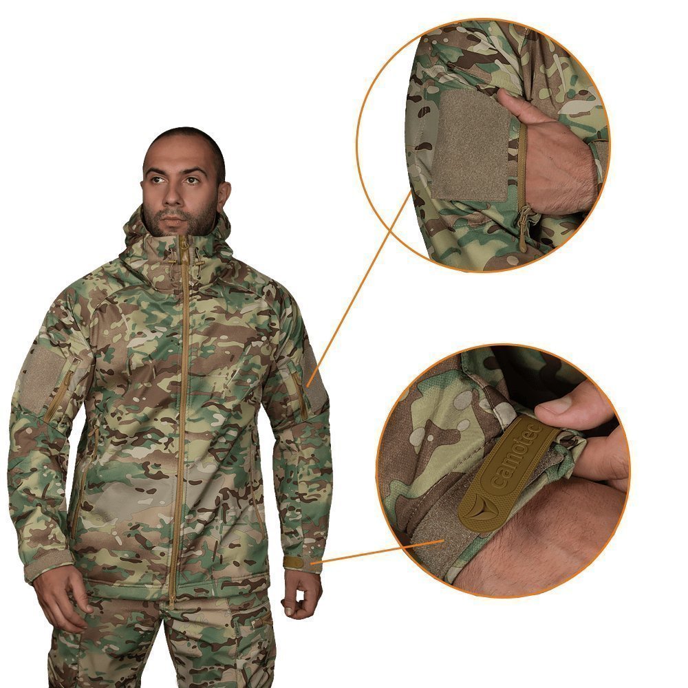 Куртка CM Stalker SoftShell Multicam (7089), S - військове спорядження Darkskiff - фото 33 Куртка CM Stalker SoftShell Multicam (7089), S - тактичне спорядження Darkskiff - фото 33