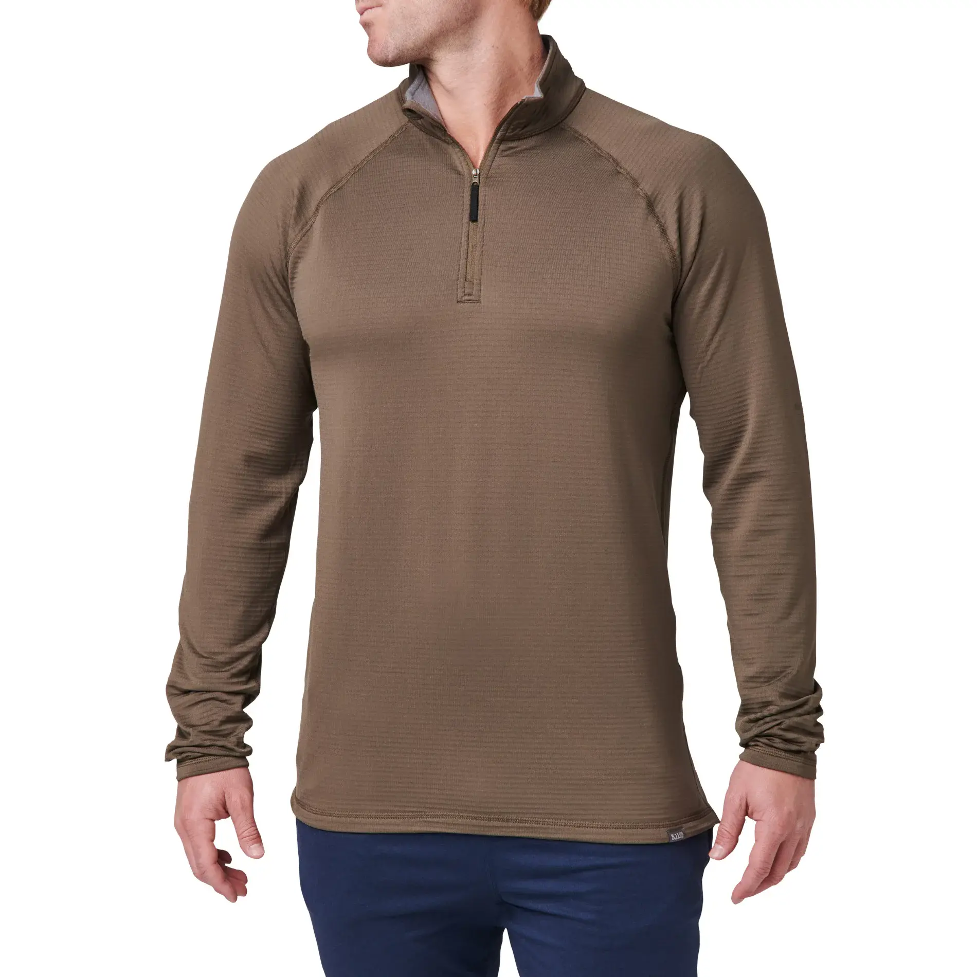 Термореглан 5.11 Tactical "Stratos 1/4 Zip" - військове спорядження Darkskiff - фото 9 Термореглан 5.11 Tactical "Stratos 1/4 Zip" - тактичне спорядження Darkskiff - фото 9