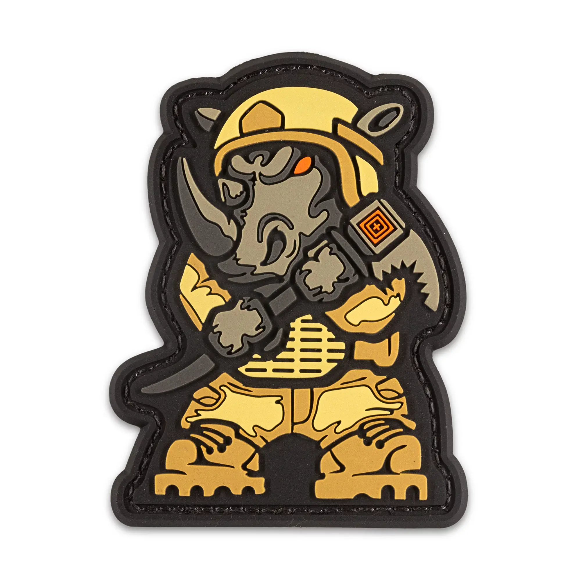 Нашивка 5.11 Tactical "Rhino Breacher Patch" - військове спорядження Darkskiff - фото 9 Нашивка 5.11 Tactical "Rhino Breacher Patch" - тактичне спорядження Darkskiff - фото 9