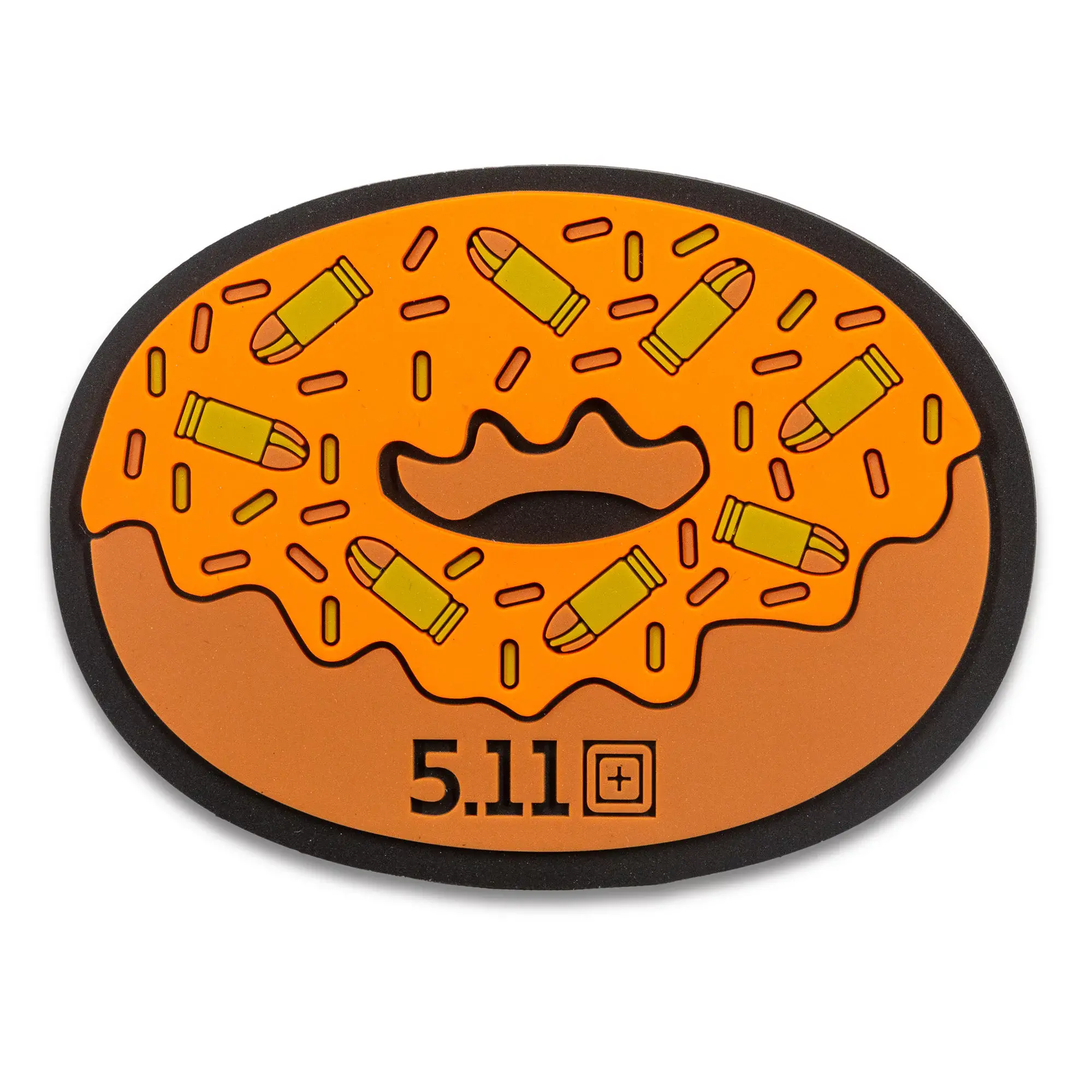 Нашивка 5.11 Tactical "Bullet Donut Pumpkin Patch" - військове спорядження Darkskiff - фото 9 Нашивка 5.11 Tactical "Bullet Donut Pumpkin Patch" - тактичне спорядження Darkskiff - фото 9