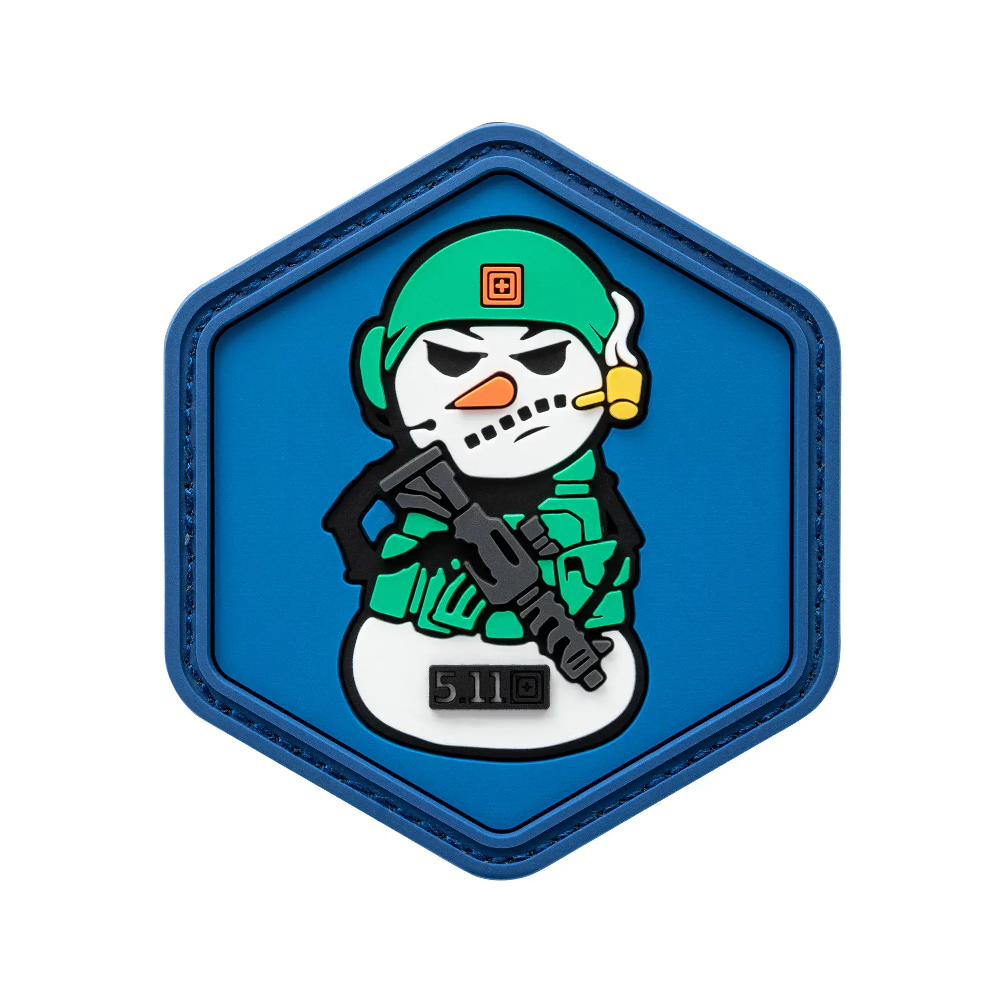 Нашивка 5.11 Tactical "Snowman Patch" - військове спорядження Darkskiff - фото 9 Нашивка 5.11 Tactical "Snowman Patch" - тактичне спорядження Darkskiff - фото 9