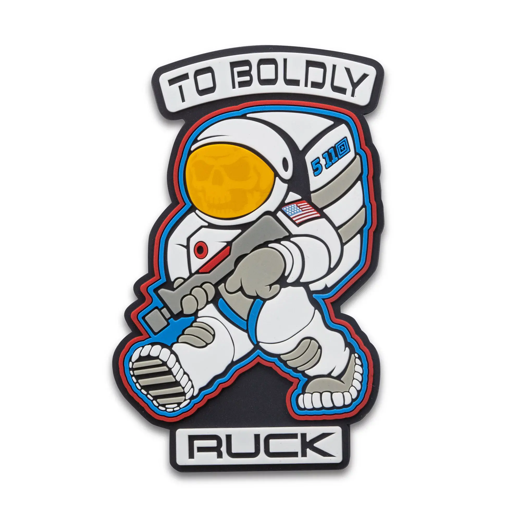 Нашивка 5.11 Tactical "Space Ruck Patch" - військове спорядження Darkskiff - фото 9 Нашивка 5.11 Tactical "Space Ruck Patch" - тактичне спорядження Darkskiff - фото 9