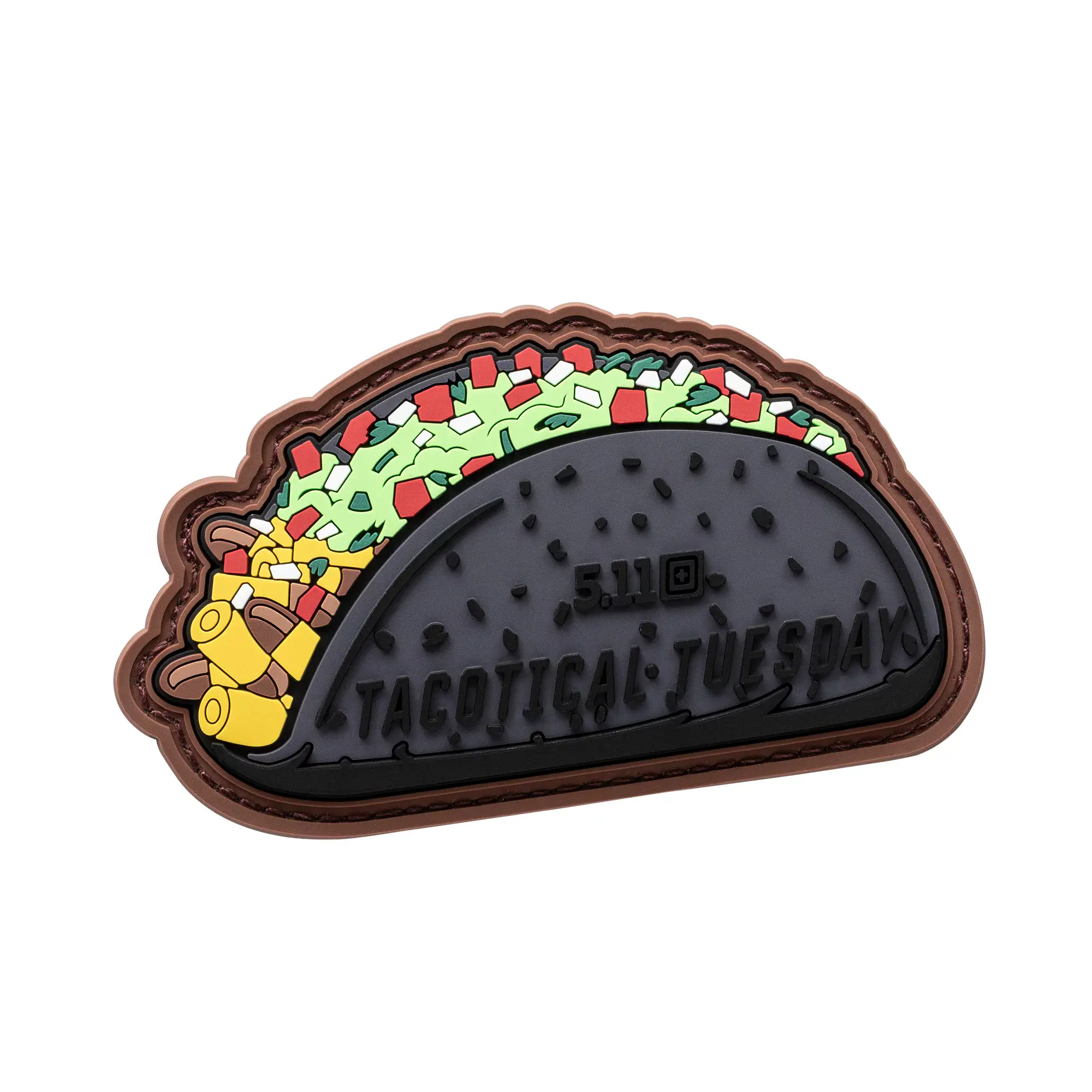 Нашивка 5.11 Tactical "Taco-tical Patch" - військове спорядження Darkskiff - фото 9 Нашивка 5.11 Tactical "Taco-tical Patch" - тактичне спорядження Darkskiff - фото 9